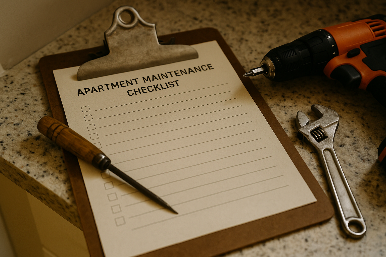 apartment maintenance checklist