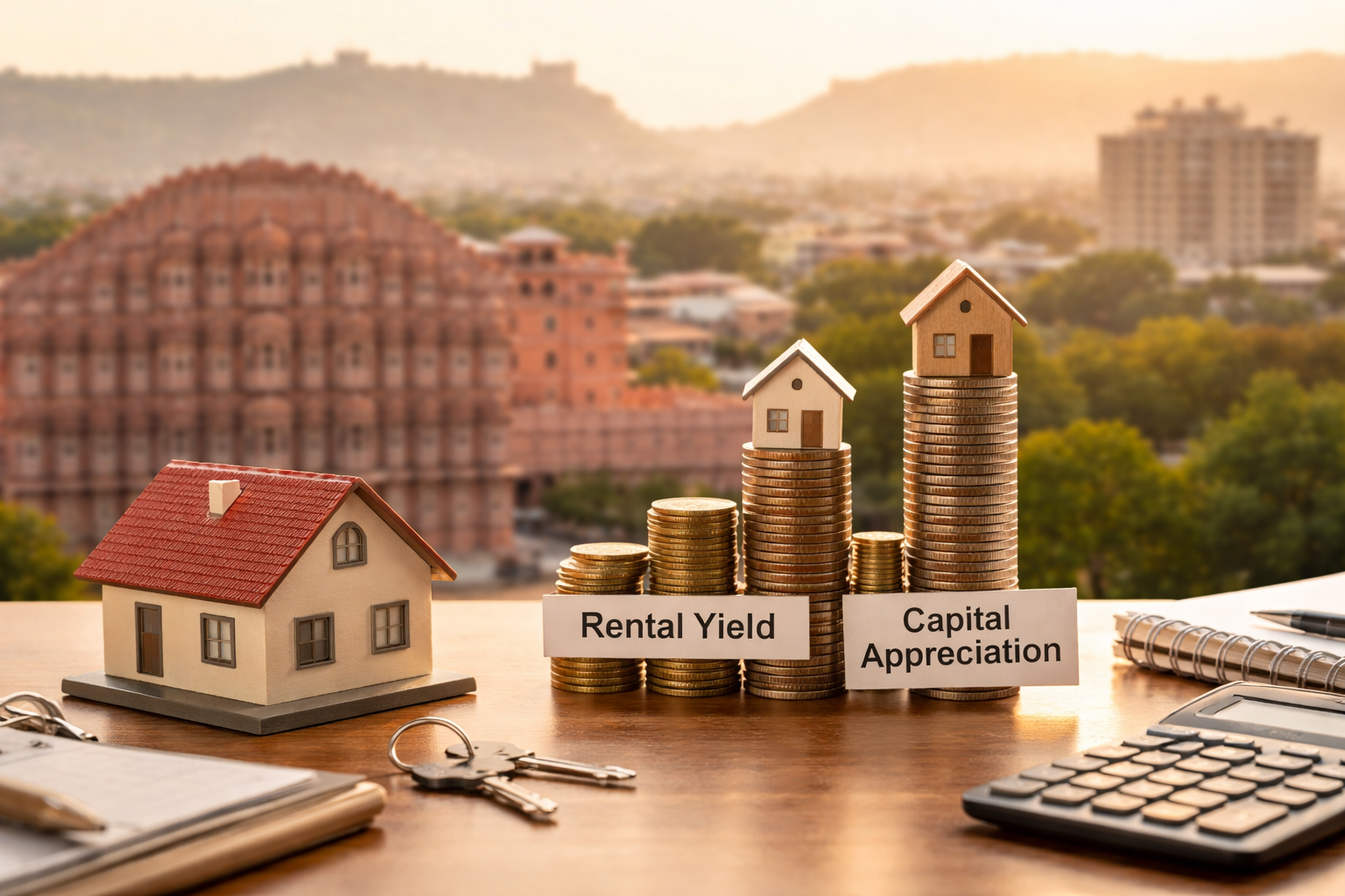 Rental Yield vs Capital Appreciation in Jaipur: What’s Better for Property Investors?