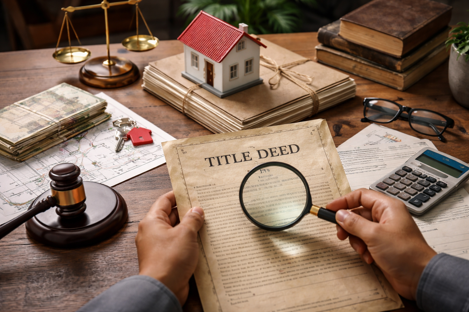 legal title search property India